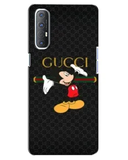 Чехол для OPPO Reno 3 Pro с картинкой «Микки Маус Gucci»