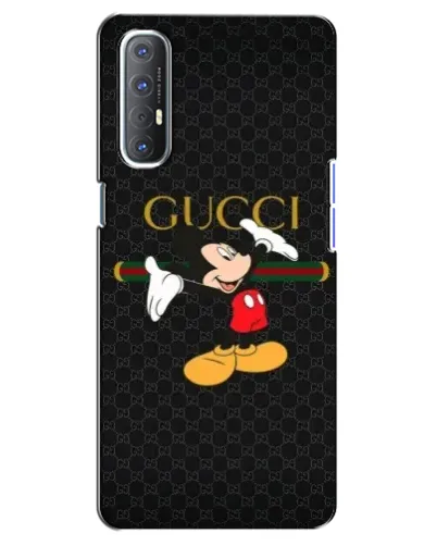 Чехол для OPPO Reno 3 Pro с картинкой «Микки Маус Gucci» Чехол для OPPO Reno 3 Pro с картинкой «Микки Маус Gucci»