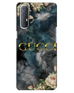 Чехол для OPPO Reno 3 Pro с картинкой «Абстрактные цветы Gucci»