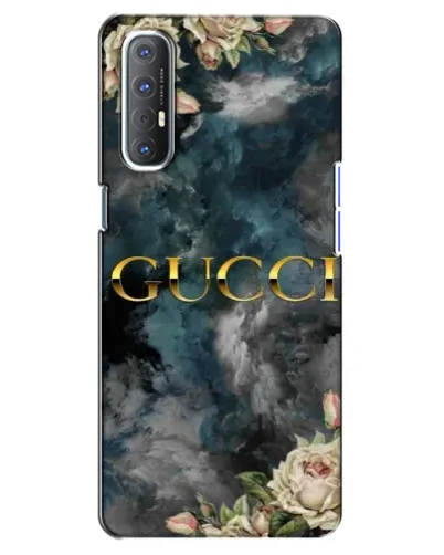 Чехол для OPPO Reno 3 Pro с картинкой «Абстрактные цветы Gucci» Чехол для OPPO Reno 3 Pro с картинкой «Абстрактные цветы Gucci»