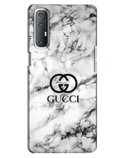 Чехол для OPPO Reno 3 Pro с картинкой «Gucci — мраморный шик»