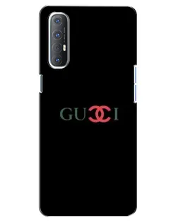 Чехол для OPPO Reno 3 Pro с картинкой «Gucci — красный градиент»