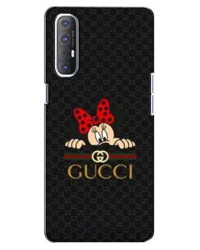 Чехол для OPPO Reno 3 Pro с картинкой «Минни Маус Gucci — черный» Чехол для OPPO Reno 3 Pro с картинкой «Минни Маус Gucci — черный»
