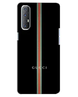 Чехол для OPPO Reno 3 Pro с картинкой «Gucci — строгая линия» Чехол для OPPO Reno 3 Pro с картинкой «Gucci — строгая линия»