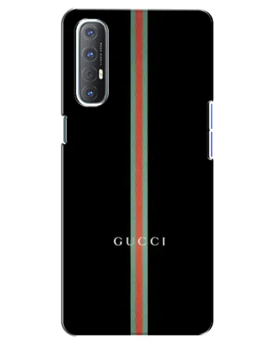 Чехол для OPPO Reno 3 Pro с картинкой «Gucci — строгая линия» Чехол для OPPO Reno 3 Pro с картинкой «Gucci — строгая линия»
