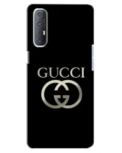 Чехол для OPPO Reno 3 Pro с картинкой «Gucci — золото на черном» Чехол для OPPO Reno 3 Pro с картинкой «Gucci — золото на черном»