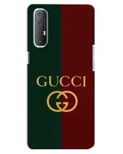 Чехол для OPPO Reno 3 Pro с картинкой «Gucci — темно-зеленый градиент» Чехол для OPPO Reno 3 Pro с картинкой «Gucci — темно-зеленый градиент»