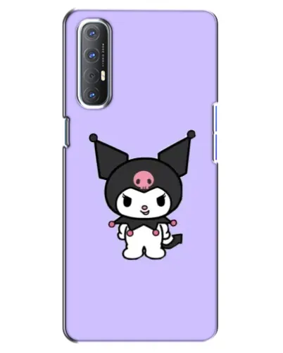 Чехол для OPPO Reno 3 Pro с картинкой «Kuromi — нежный фиолетовый»