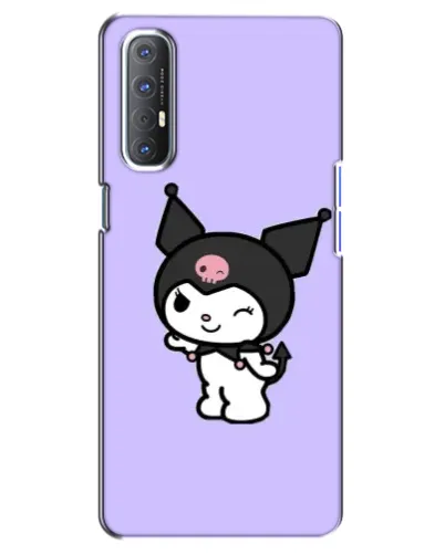 Чехол для OPPO Reno 3 Pro с картинкой «Классическая Kuromi»