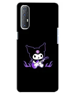 Чехол для OPPO Reno 3 Pro с картинкой «Электрическая Kuromi»