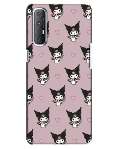 Чехол для OPPO Reno 3 Pro с картинкой «Kuromi — ночной сон»