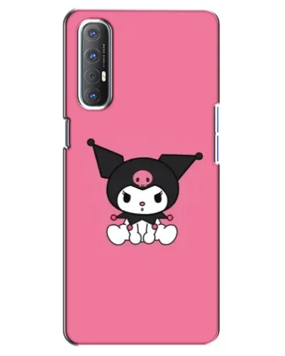Чехол для OPPO Reno 3 Pro с картинкой «Хмурая Kuromi»