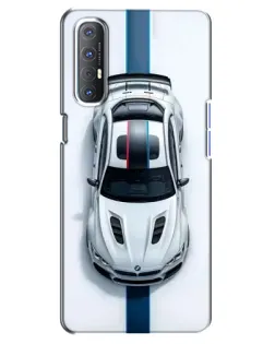 Чехол для OPPO Reno 3 Pro с картинкой «Вид сверху — BMW M»