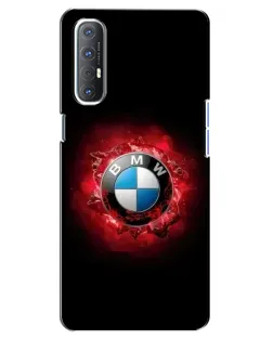 Чехол для OPPO Reno 3 Pro с картинкой «Логотип BMW — вспышка»