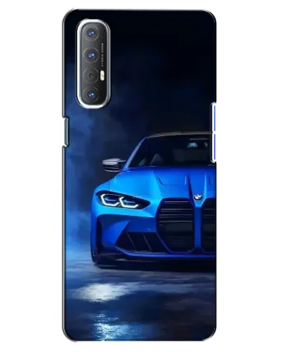 Чехол для OPPO Reno 3 Pro с картинкой «Голубая BMW M4» Чехол для OPPO Reno 3 Pro с картинкой «Голубая BMW M4»