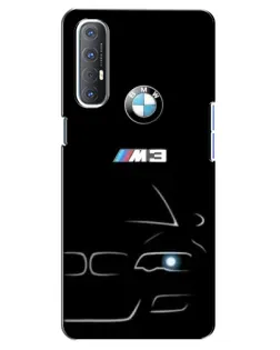 Чехол для OPPO Reno 3 Pro с картинкой «Минималистичный принт BMW M3»