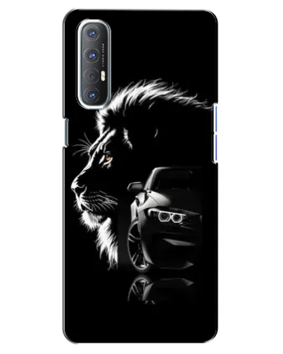 Чехол для OPPO Reno 3 Pro с картинкой «BMW и лев» Чехол для OPPO Reno 3 Pro с картинкой «BMW и лев»