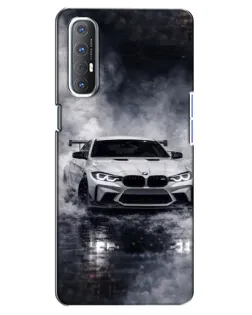 Чехол для OPPO Reno 3 Pro с картинкой «BMW сквозь туман»