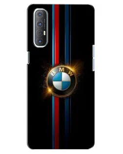Чехол для OPPO Reno 3 Pro с картинкой «BMW M-Power неон»