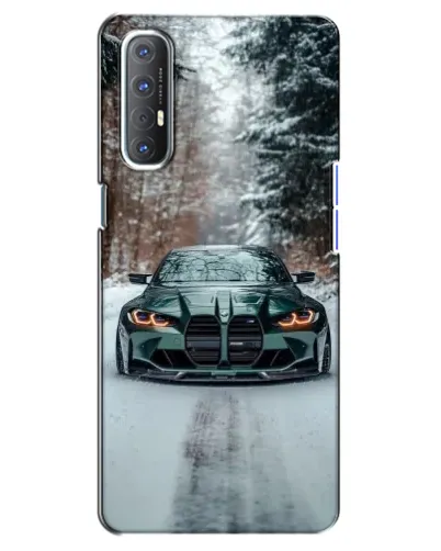 Чехол для OPPO Reno 3 Pro с картинкой «BMW в зимнем лесу» Чехол для OPPO Reno 3 Pro с картинкой «BMW в зимнем лесу»