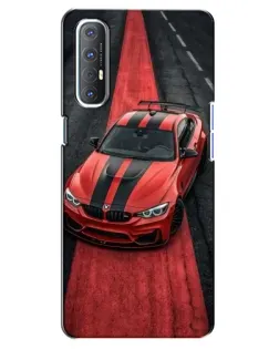 Чехол для OPPO Reno 3 Pro с картинкой «BMW на красной дорожке»