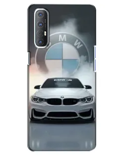Чехол для OPPO Reno 3 Pro с картинкой «BMW в белом дыму» Чехол для OPPO Reno 3 Pro с картинкой «BMW в белом дыму»