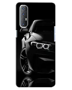 Чехол для OPPO Reno 3 Pro с картинкой «Черная BMW — профиль» Чехол для OPPO Reno 3 Pro с картинкой «Черная BMW — профиль»