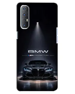 Чехол для OPPO Reno 3 Pro с картинкой «BMW сквозь ночной город» Чехол для OPPO Reno 3 Pro с картинкой «BMW сквозь ночной город»