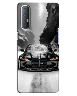 Чехол для OPPO Reno 3 Pro с картинкой «BMW — акварельный дрифт» Чехол для OPPO Reno 3 Pro с картинкой «BMW — акварельный дрифт»