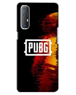 Чехол для OPPO Reno 3 Pro с картинкой «Яркий логотип PUBG»