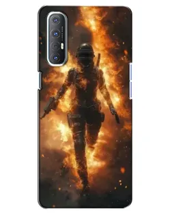 Чехол для OPPO Reno 3 Pro с картинкой «BMW — скорость в дожде»