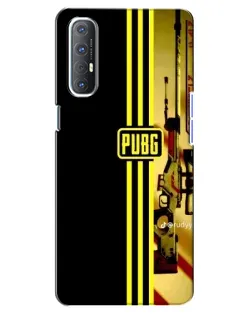 Чехол для OPPO Reno 3 Pro с картинкой «PUBG — камуфляжный шлем»