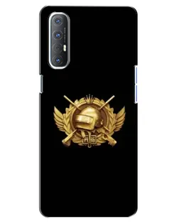 Чехол для OPPO Reno 3 Pro с картинкой «PUBG — оранжевый градиент»
