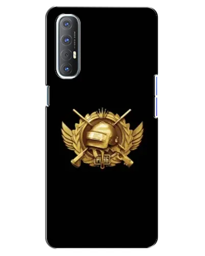 Чехол для OPPO Reno 3 Pro с картинкой «PUBG — оранжевый градиент»
