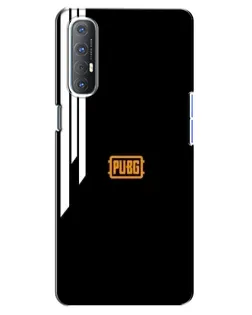 Чехол для OPPO Reno 3 Pro с картинкой «PUBG — вертикальные линии»