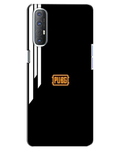 Чехол для OPPO Reno 3 Pro с картинкой «PUBG — вертикальные линии»