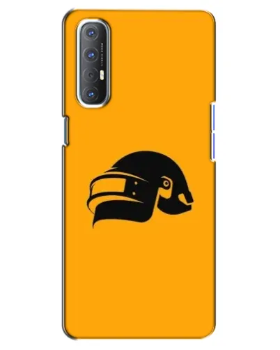 Чехол для OPPO Reno 3 Pro с картинкой «PUBG — золотой шлем»