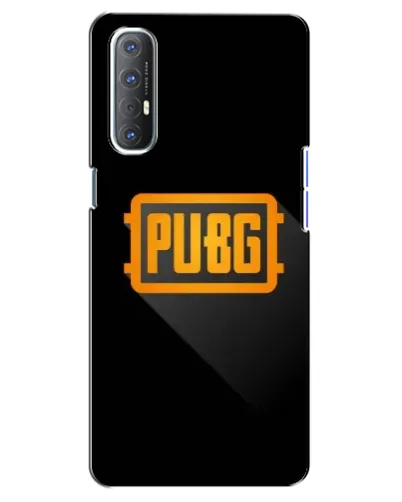 Чехол для OPPO Reno 3 Pro с картинкой «PUBG — рамка лого»
