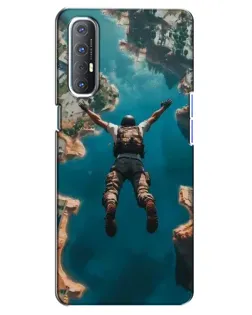 Чехол для OPPO Reno 3 Pro с картинкой «PUBG — свободное падение»
