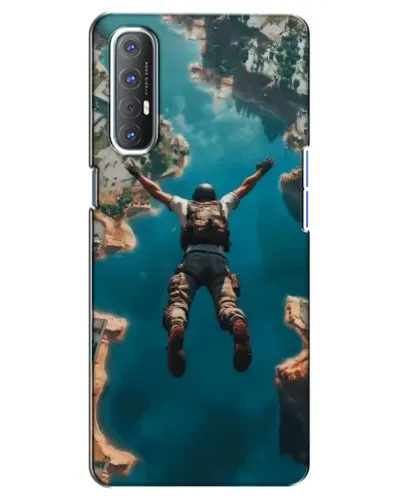 Чехол для OPPO Reno 3 Pro с картинкой «PUBG — свободное падение»