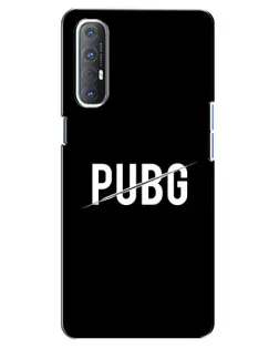 Чехол для OPPO Reno 3 Pro с картинкой «PUBG — белый логотип»