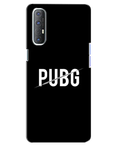 Чехол для OPPO Reno 3 Pro с картинкой «PUBG — белый логотип»