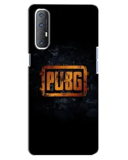 Чехол для OPPO Reno 3 Pro с картинкой «PUBG — золотой логотип»