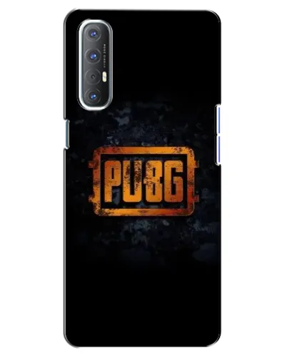 Чехол для OPPO Reno 3 Pro с картинкой «PUBG — золотой логотип»