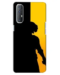 Чехол для OPPO Reno 3 Pro с картинкой «Тень воина PUBG»
