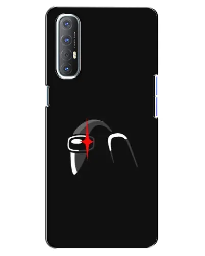Чехол для OPPO Reno 3 Pro с картинкой «Among Us шлем»