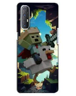 Чехол для OPPO Reno 3 Pro с картинкой «Стив и гусь»