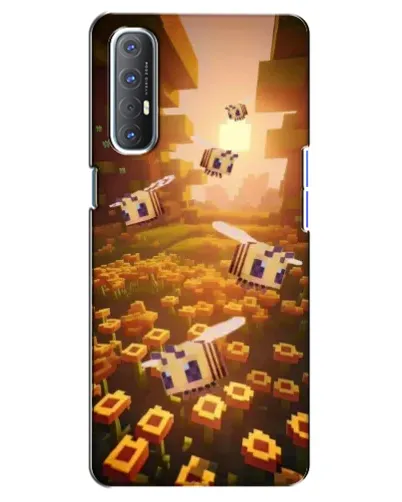 Чехол для OPPO Reno 3 Pro с картинкой «Поле подсолнухов»