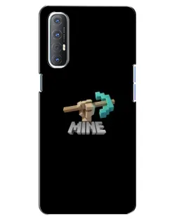 Чехол для OPPO Reno 3 Pro с картинкой «Алмазная кирка»