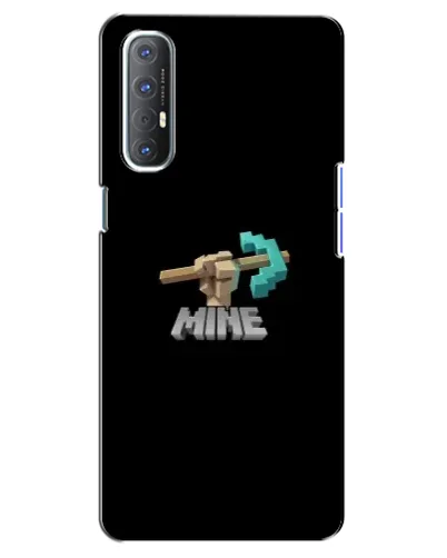 Чехол для OPPO Reno 3 Pro с картинкой «Алмазная кирка»